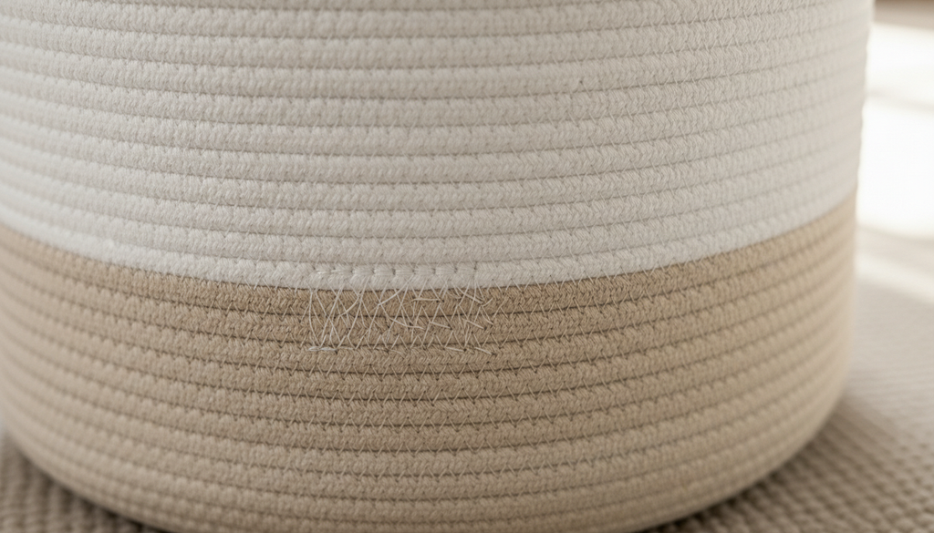 Aesthetic Woven Storage Baskets (Cotton Rope)